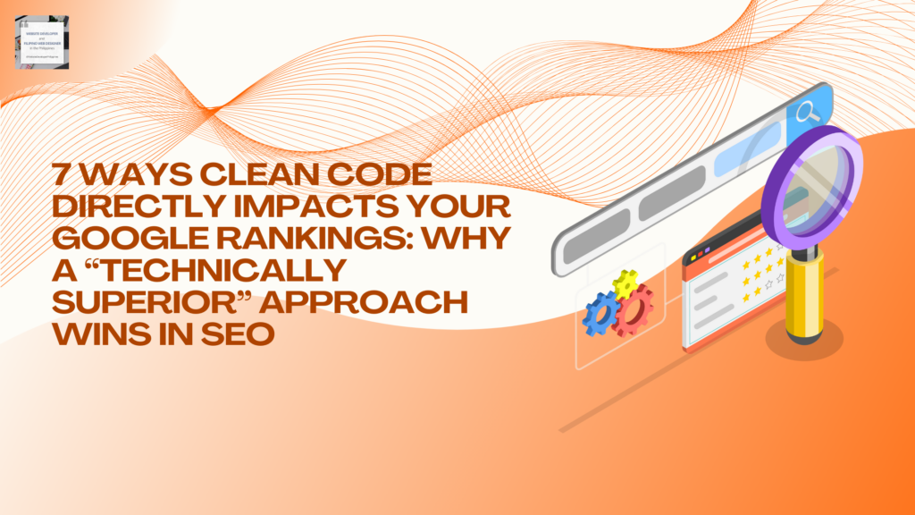 Clean code impacts on Google ranking
